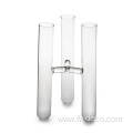 3 test tubes connected low-seat vase